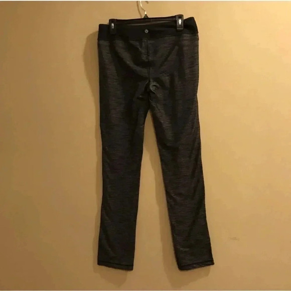 Lululemon Forme Pant Yoga Leggings Pants Women’s Size 10 Heather Grey Black - Picture 3 of 10